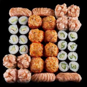 Assortii Kepakusi sushi