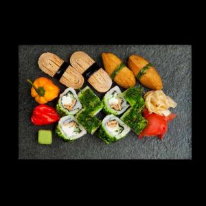 sushi assortii taimetoitlasele